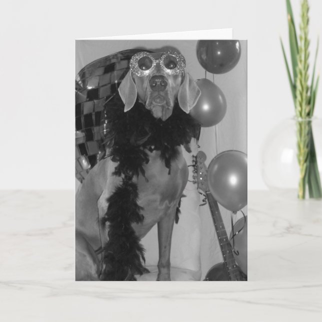 Weimaraner Hälsning Card Kort (Framsida)