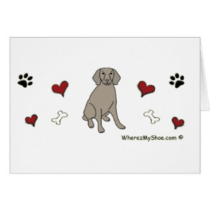 Weimaraner Hälsningskort