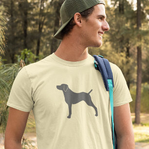 Weimaraner Hund aveln Silhouette Tee Shirt