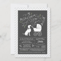 Weimaraner Hund Baby Shower Gender Neutral