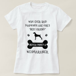 Weimaraner-hund bästa vän t shirt