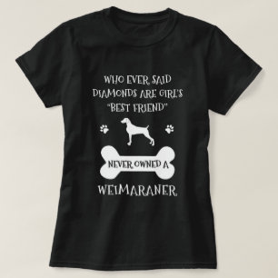 Weimaraner-hund bästa vän t shirt