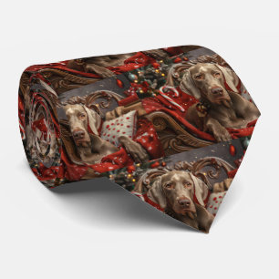 Weimaraner Hund jul - julhelg Slips
