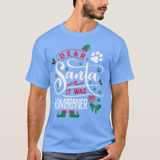 Weimaraner Hund Julflicka Hund aveln T Shirt