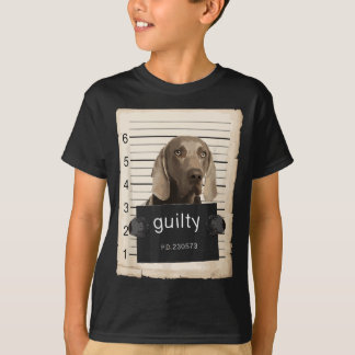 Weimaraner Hund mugg sköt illa hund T Shirt