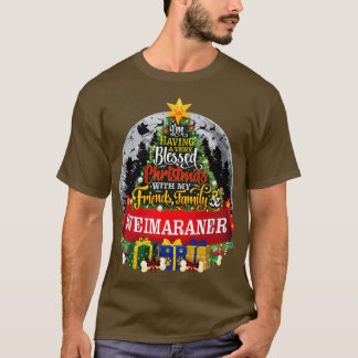 Weimaraner Hundälskares jul Spruce Träd Gift T Shirt