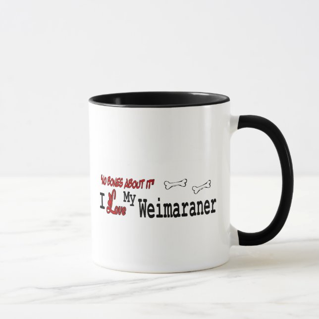 Weimaraner (I Kärlek) Mugg (Höger)