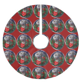 Weimaraner-jul Julgransmatta Borstad Polyester