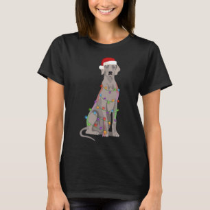 Weimaraner jul Ljus Julafton Hund älskare T Shirt