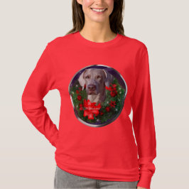 Weimaraner-julklappar T-shirt