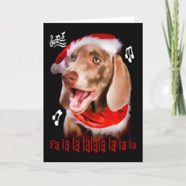 Weimaraner julkort helgkort