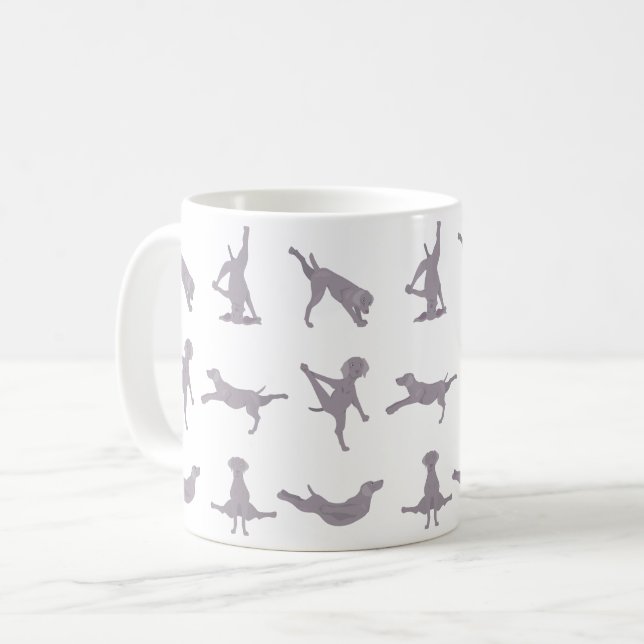Weimaraner Kaffemugg (Framsida vänster)