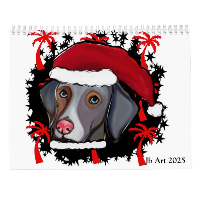 WEIMARANER KALENDER (Baksida)