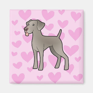 Weimaraner kärlek magnet