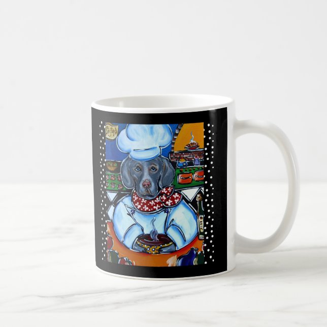 Weimaraner Kock Kaffemugg (Höger)