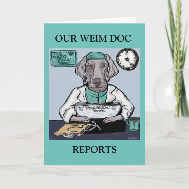Weimaraner Kort (Framsida)