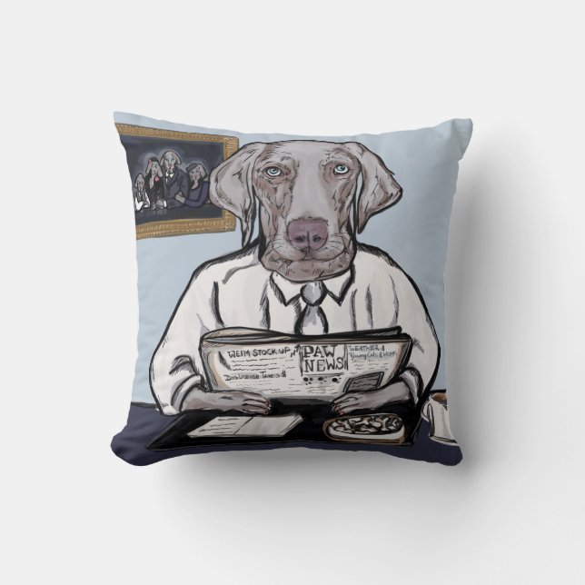 WEIMARANER KUDDE (Framsida)
