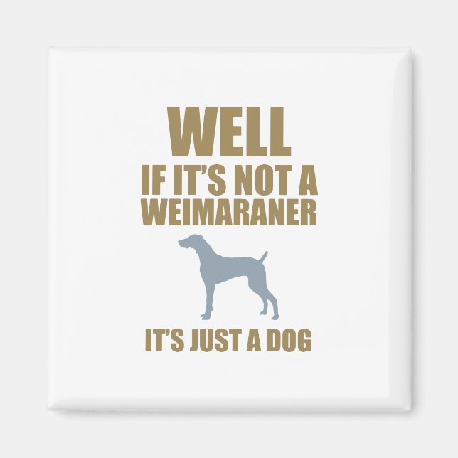 Weimaraner Magnet (Framsidan)