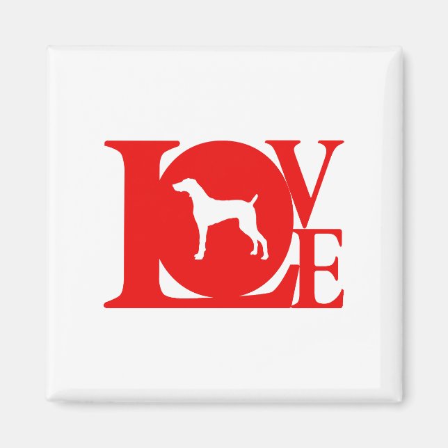 Weimaraner Magnet (Framsidan)