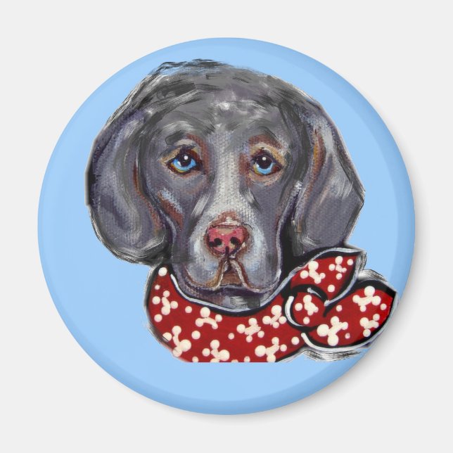 Weimaraner Magnet (Framsidan)