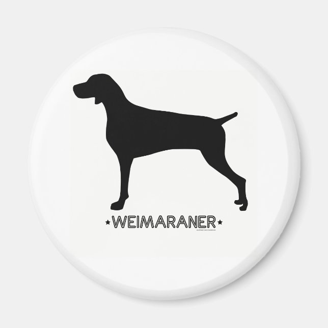 Weimaraner Magnet (Framsidan)
