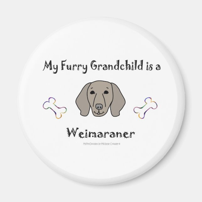 Weimaraner Magnet (Framsidan)