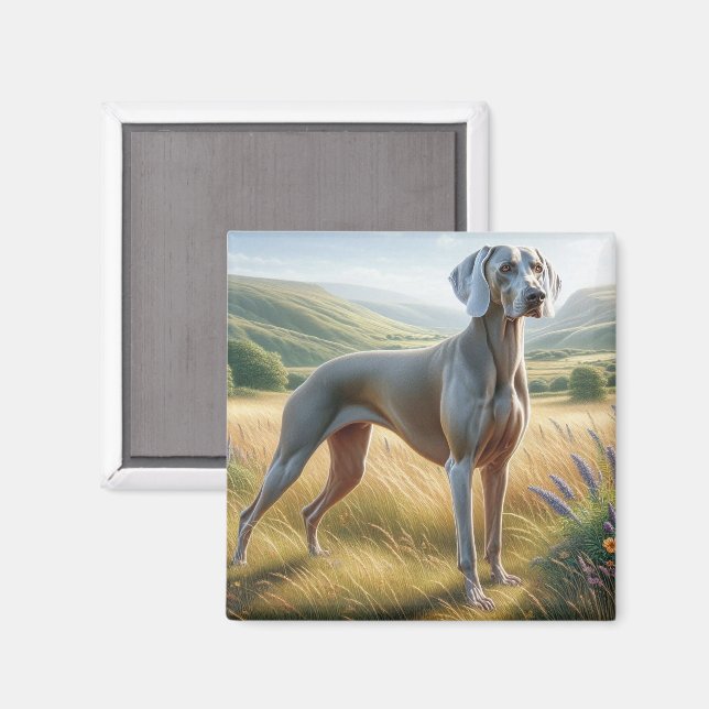 Weimaraner Magnet (Front/Back)