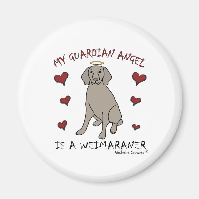 Weimaraner Magnet (Framsidan)