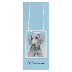 Weimaraner-målning - Cute Original Hund Art