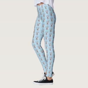 Weimaraner-målning - Cute Original Hund Art Leggings