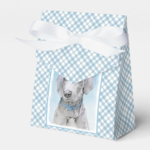 Weimaraner-målning - Cute Original Hund Art Presentaskar