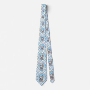 Weimaraner-målning - Cute Original Hund Art Slips