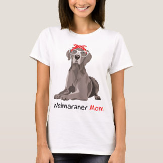 Weimaraner Mamma Bandana Womens Weimaraner Hund T Shirt