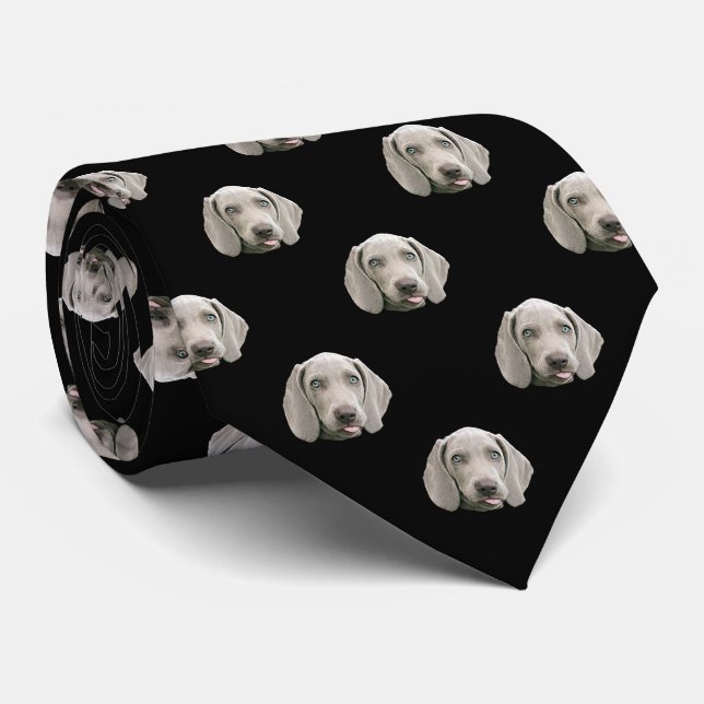 Weimaraner mönster slips (Rullad)