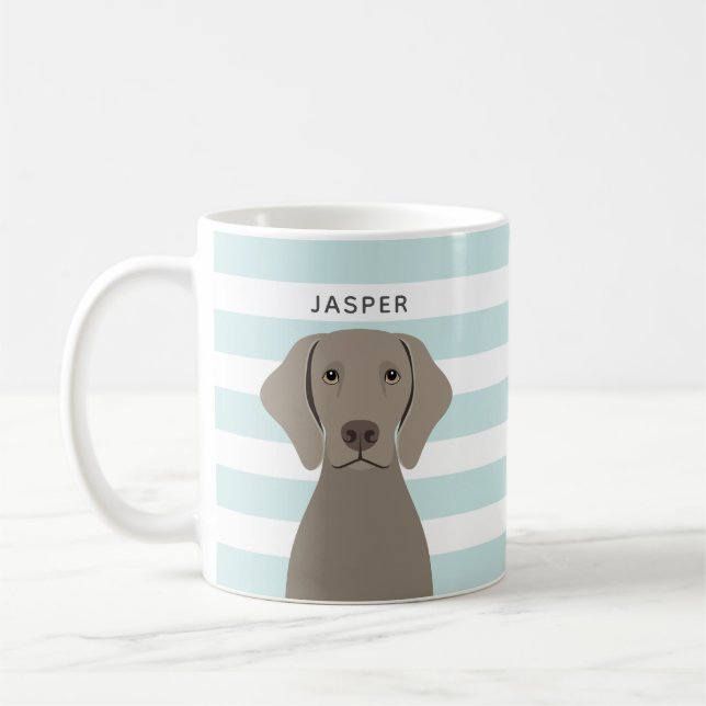 Weimaraner Mugg (Vänster)