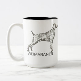 Weimaraner mugg