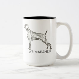 Weimaraner mugg
