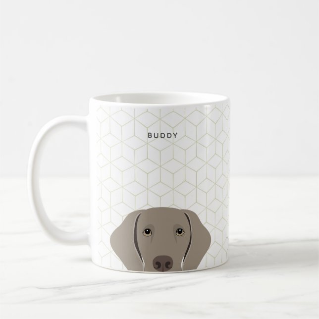 Weimaraner Mugg (Vänster)