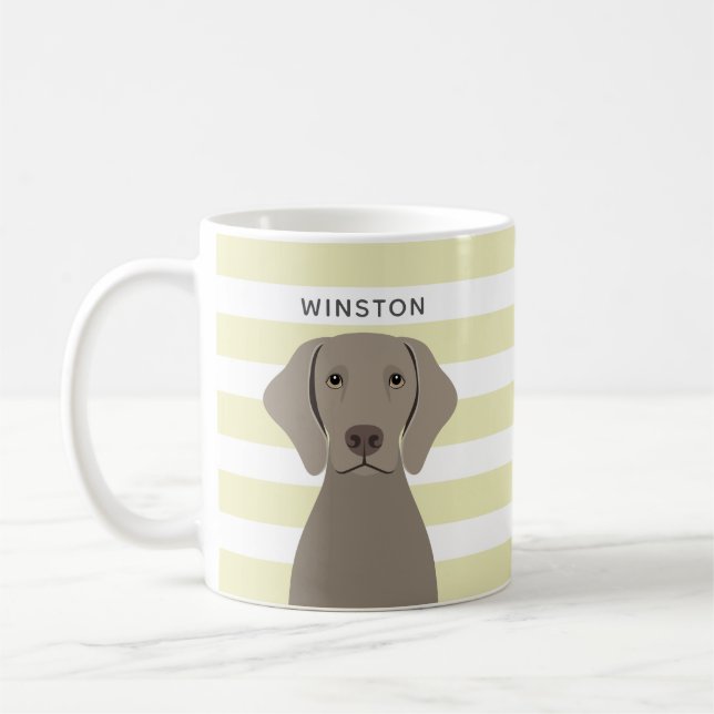 Weimaraner Mugg (Vänster)