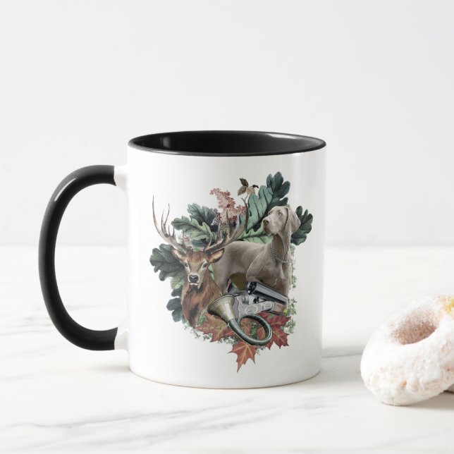 Weimaraner Mugg (Med munk)