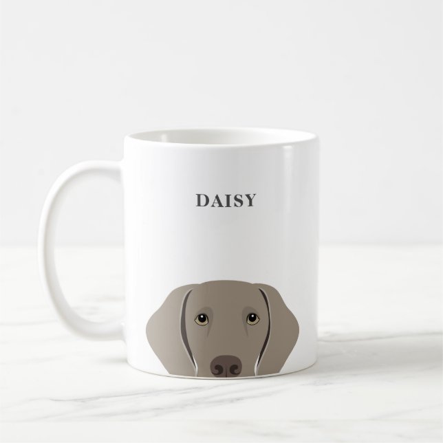 Weimaraner Mugg (Vänster)