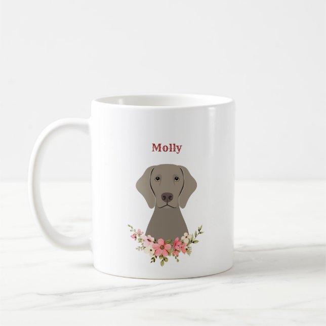 Weimaraner Mugg (Vänster)