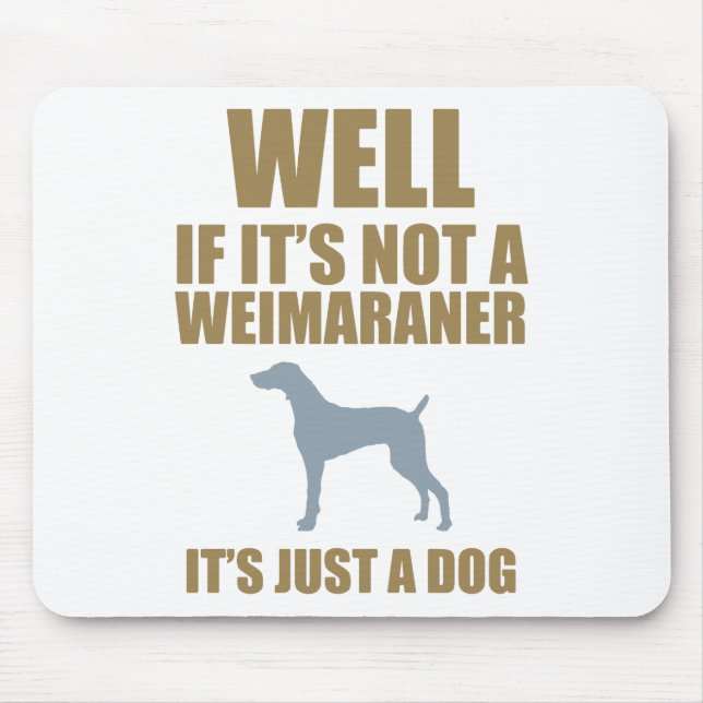 Weimaraner Musmatta (Framsidan)