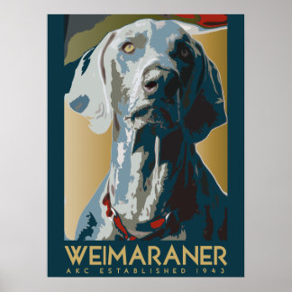 Weimaraner Nation : AKC Weimaraner Poster