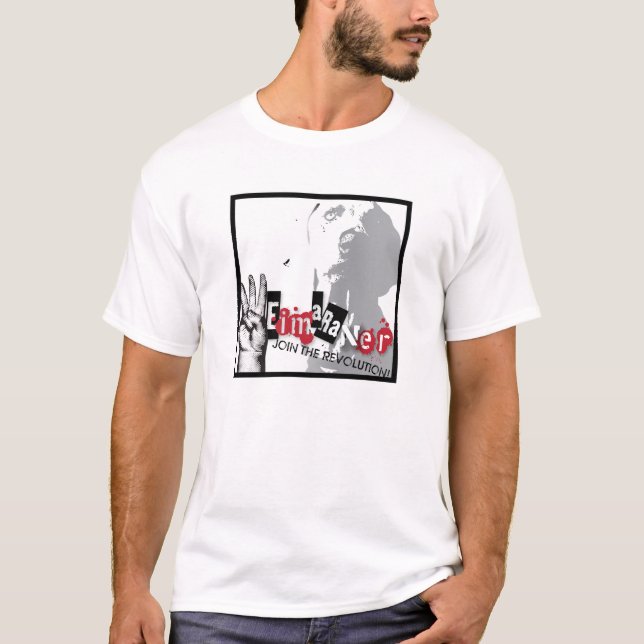 Weimaraner nation: Gå med revolutionen! Tee Shirt (Framsida)
