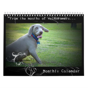 Weimaraner nation: Quotationkalender Kalender
