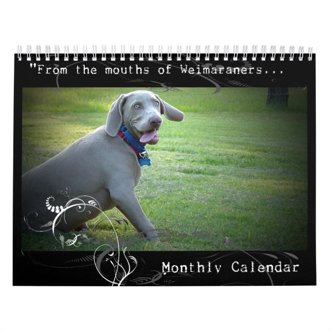 Weimaraner nation: Quotationkalender Kalender (Omslag)
