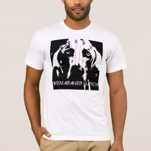 Weimaraner nation tee shirt