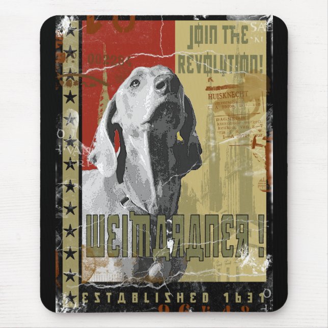 Weimaraner nation: Vintage Weimaraner! Musmatta (Framsidan)
