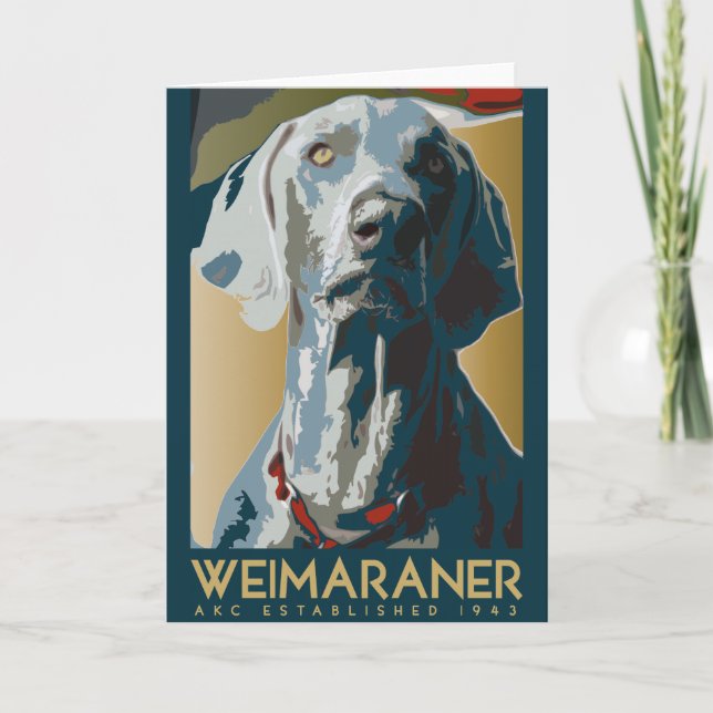 Weimaraner nation: Weimaraner 1943 Kort (Framsida)